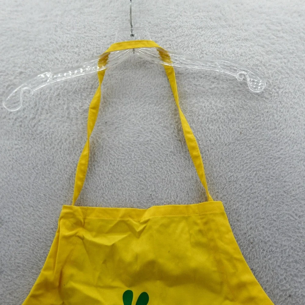 Union Made Apron One Size Squirt‎ Soda Advertising Yellow Vintage 1980s Rare